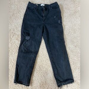 Women’s Black Straight Jeans